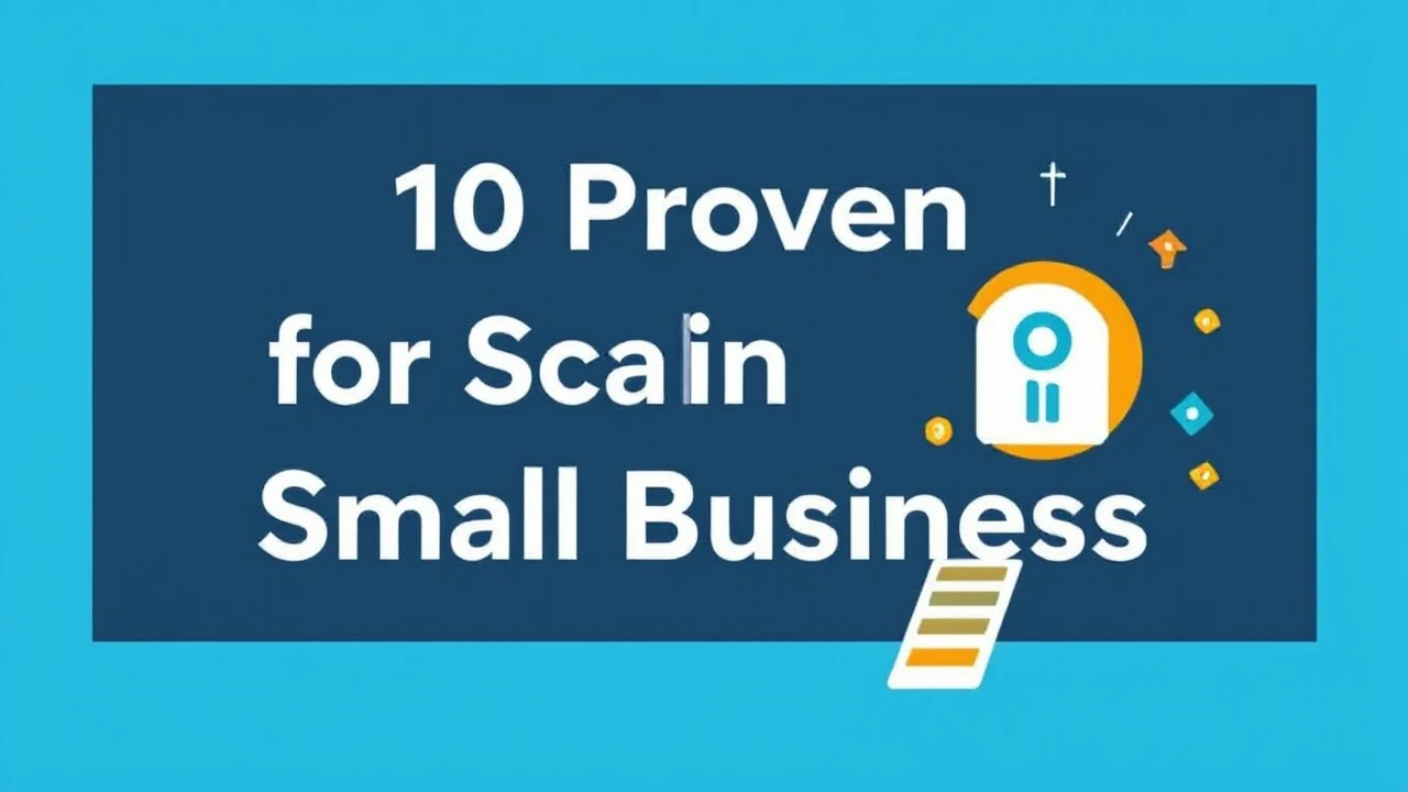 10 Proven Strategies for Scaling Your Small Business