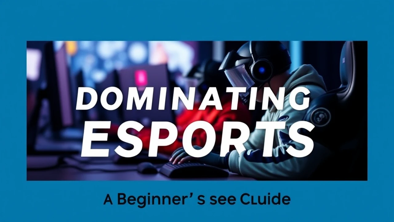 Dominating Esports: A Beginner's Guide to Professional Gaming