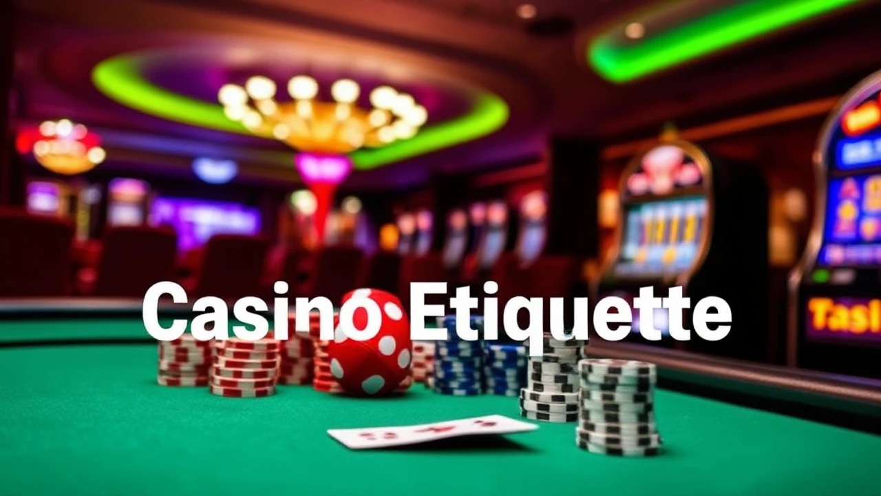 A Crash Course to Casino Etiquette: Dos and Don'ts for Newcomers