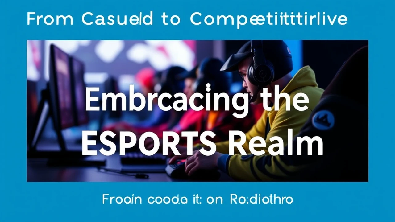 From Casual to Competitive: Embracing the Esports Realm: A Guide for Players