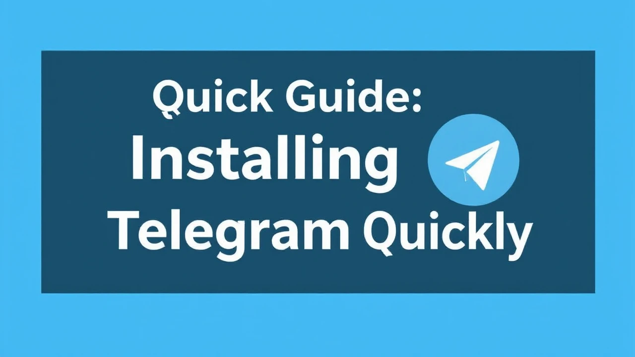 Quick Guide to Installing the Telegram Application Quickly