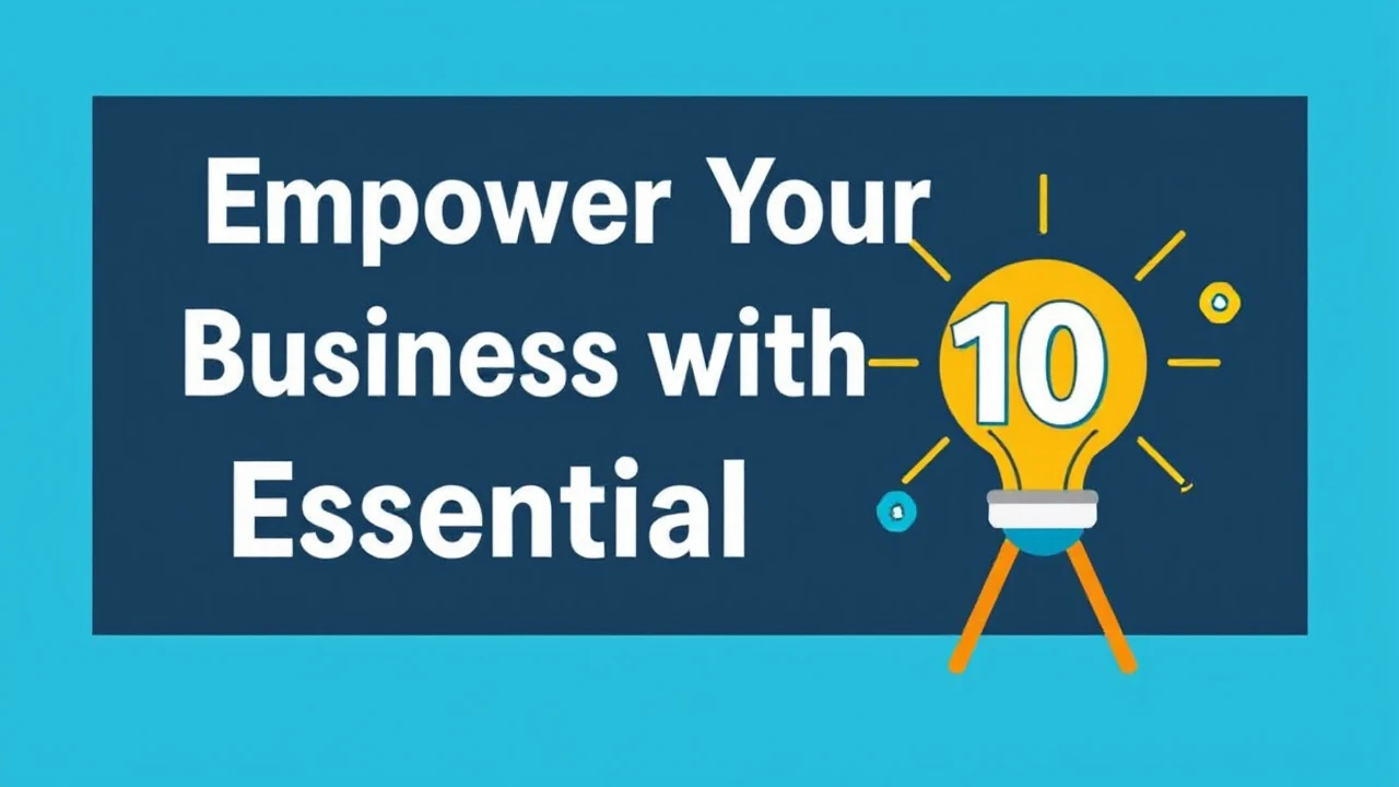 Empower Your Business with These 10 Essential Tools