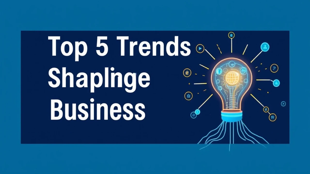 Unveiling the Top 5 Trends Shaping the Future of Business Innovation