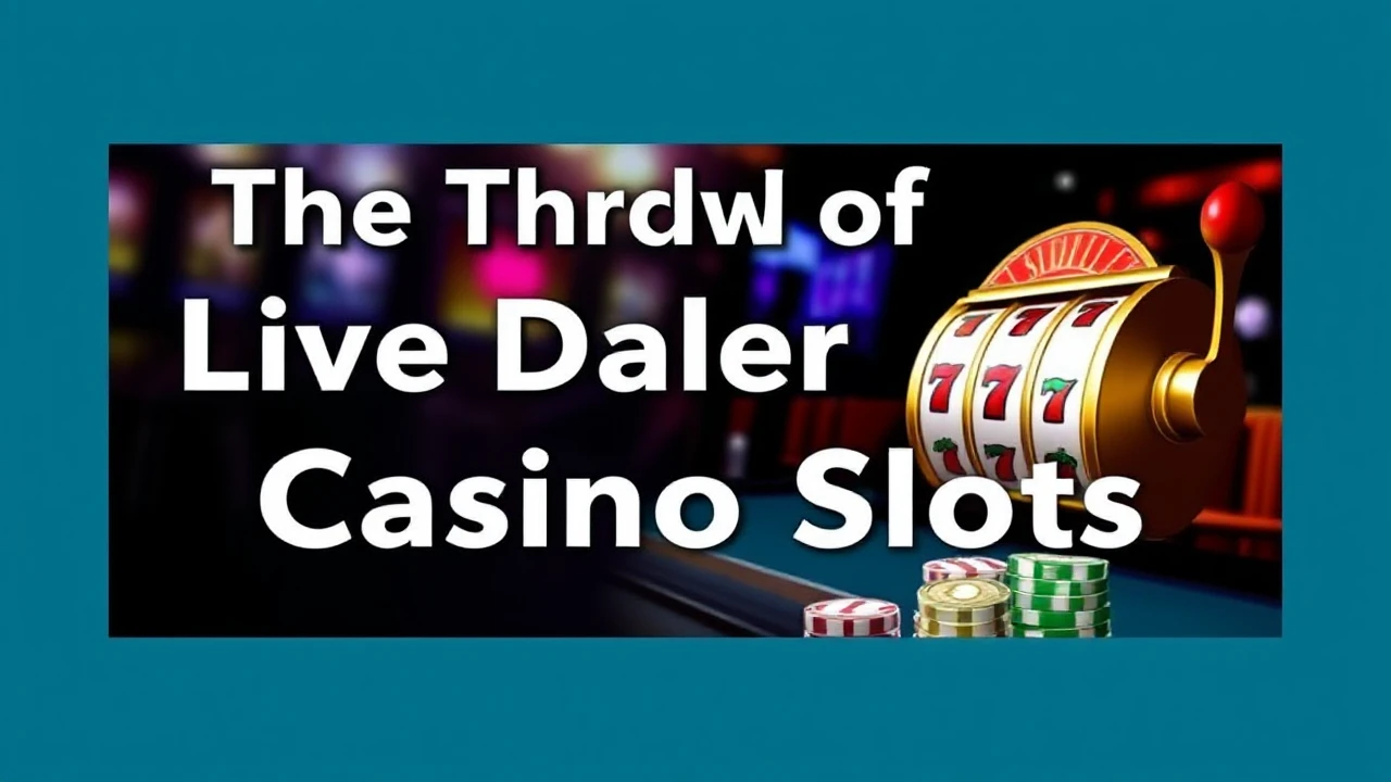 The Thrill of Live Dealer Casino Slots