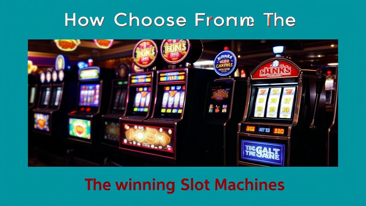 How Choose From The Winning Slot Machines