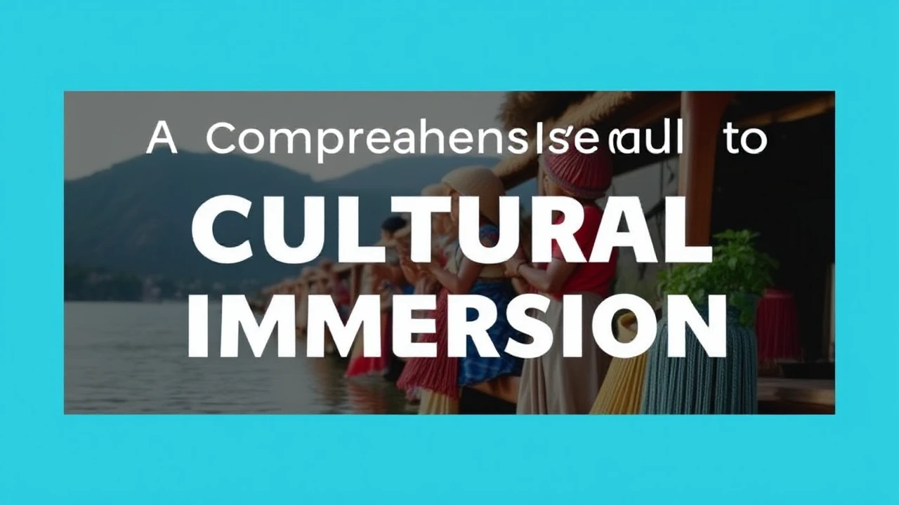 A Comprehensive Manual to Cultural Immersion: Embracing Local Traditions While Traveling