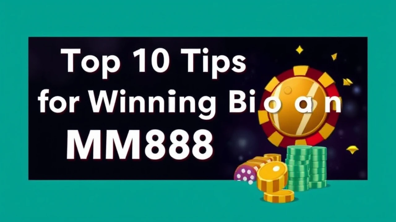Top 10 Tips for Winning Big on MM88bet