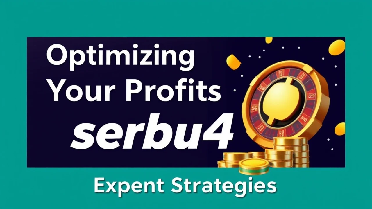 Optimizing Your Profits with serbu4d: Expert Strategies