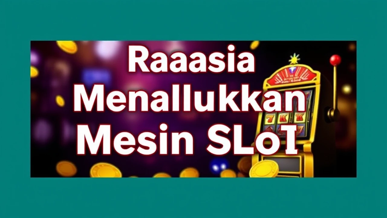 Rahasia Menaklukkan Mesin Slot