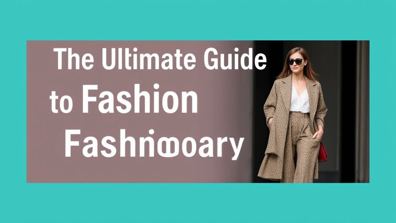 The Ultimate Guide to Fashion Trends for Contemporary Females