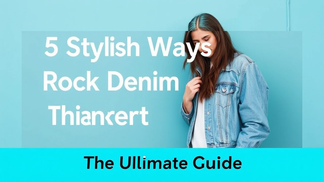5 Stylish Ways to Rock Denim Jackets This Season: Your Ultimate Guide