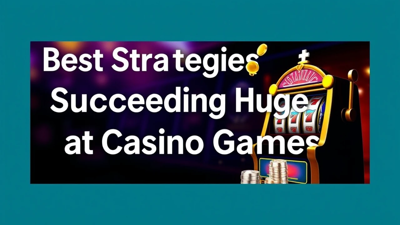 Best Strategies for Succeeding Huge at Casino Games