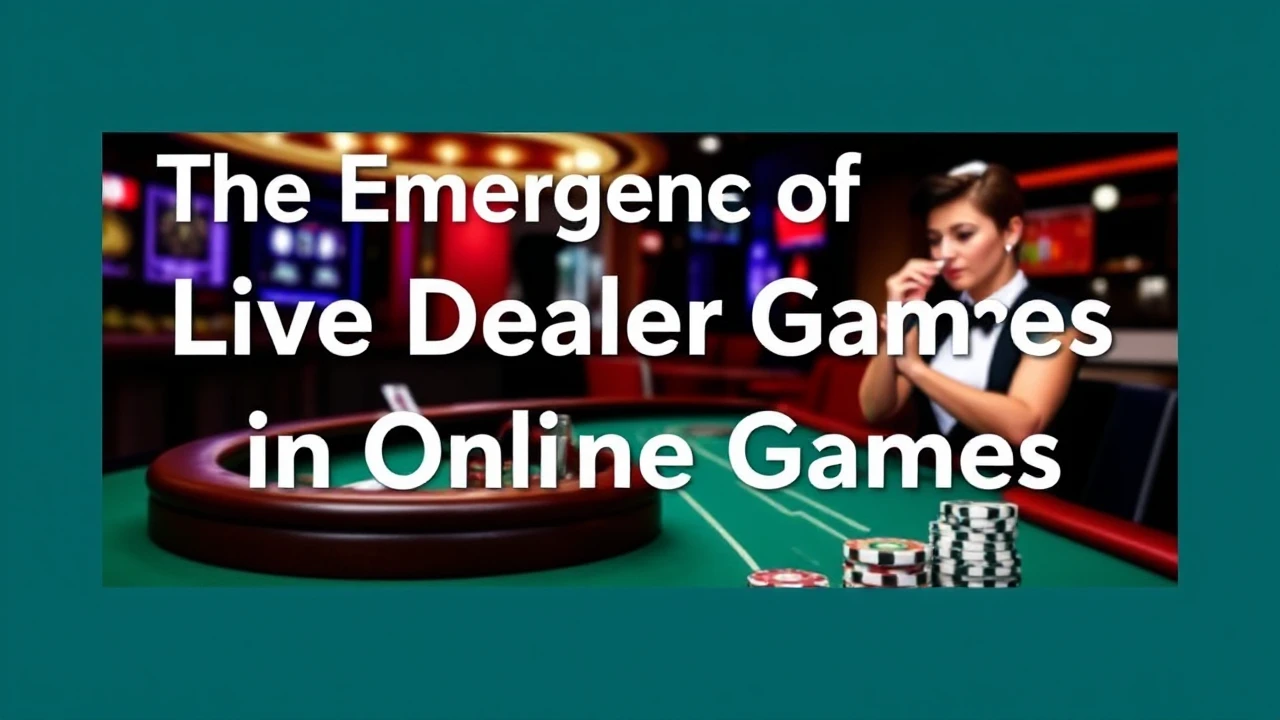 The Emergence of Live Dealer Games in Online Casinos