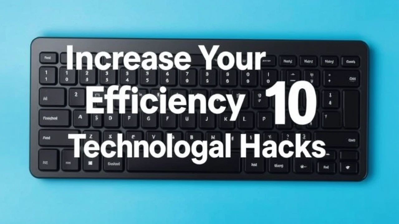 Increase Your Efficiency with These 10 Technological Hacks