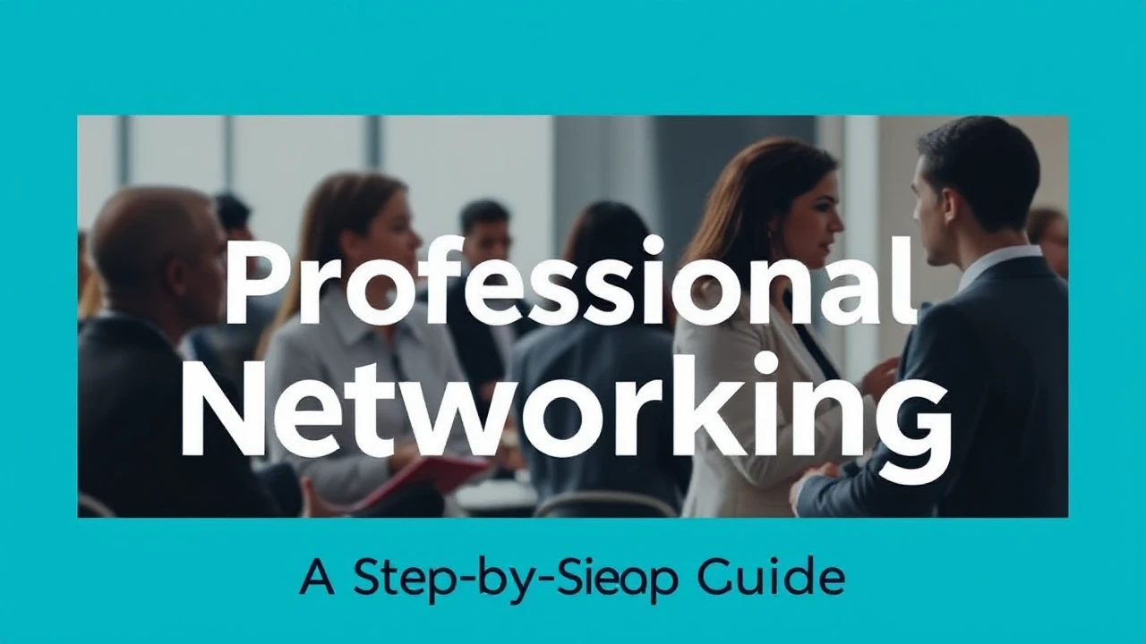 Mastering the Art of Professional Networking: A Step-by-Step Guide