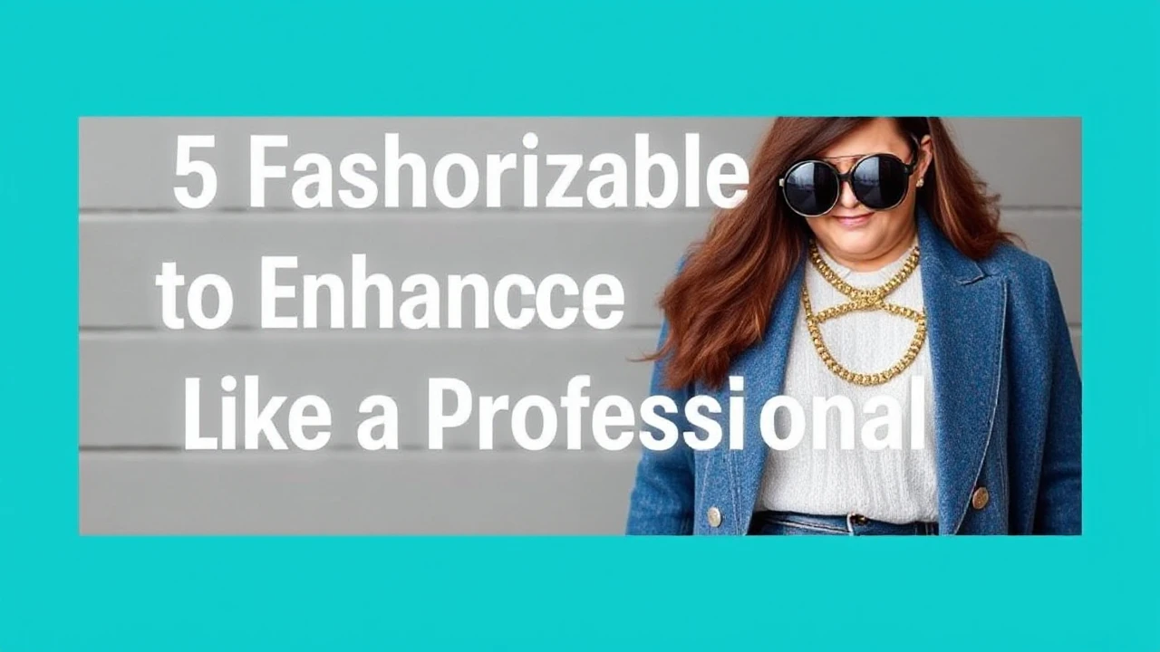5 Fashionable Techniques to Enhance Your Outfit Like a Professional