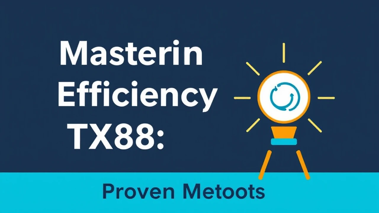 Mastering Efficiency with TX88: Proven Methods