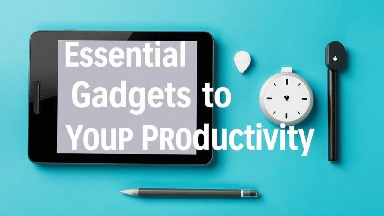 Essential Gadgets to Supercharge Your Productivity