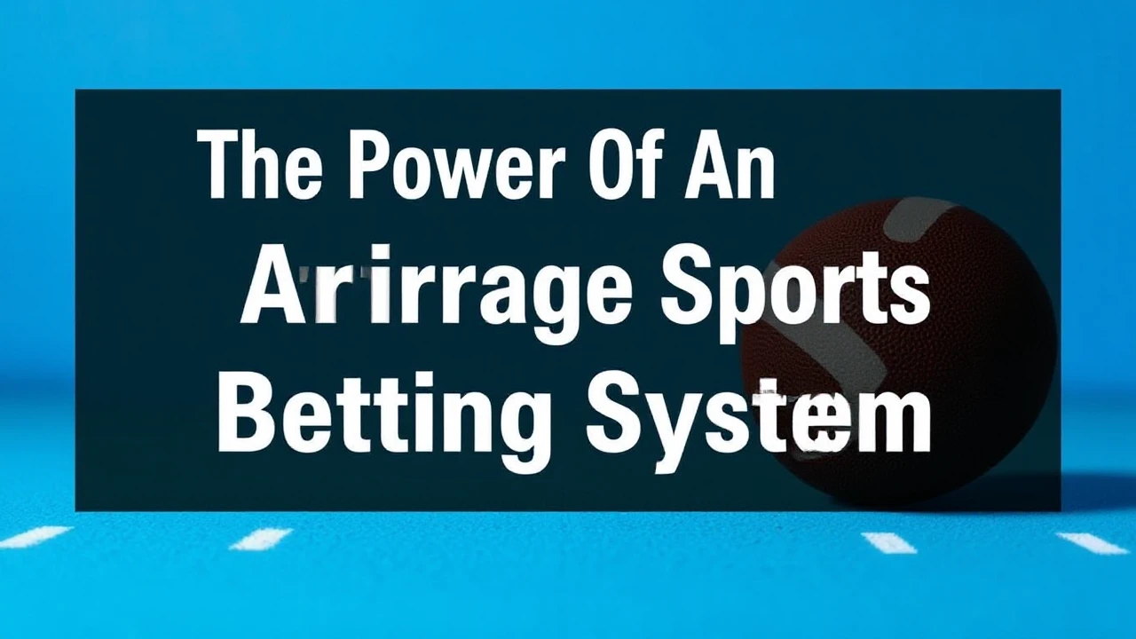 The Power Of An Arbitrage Sports Betting System