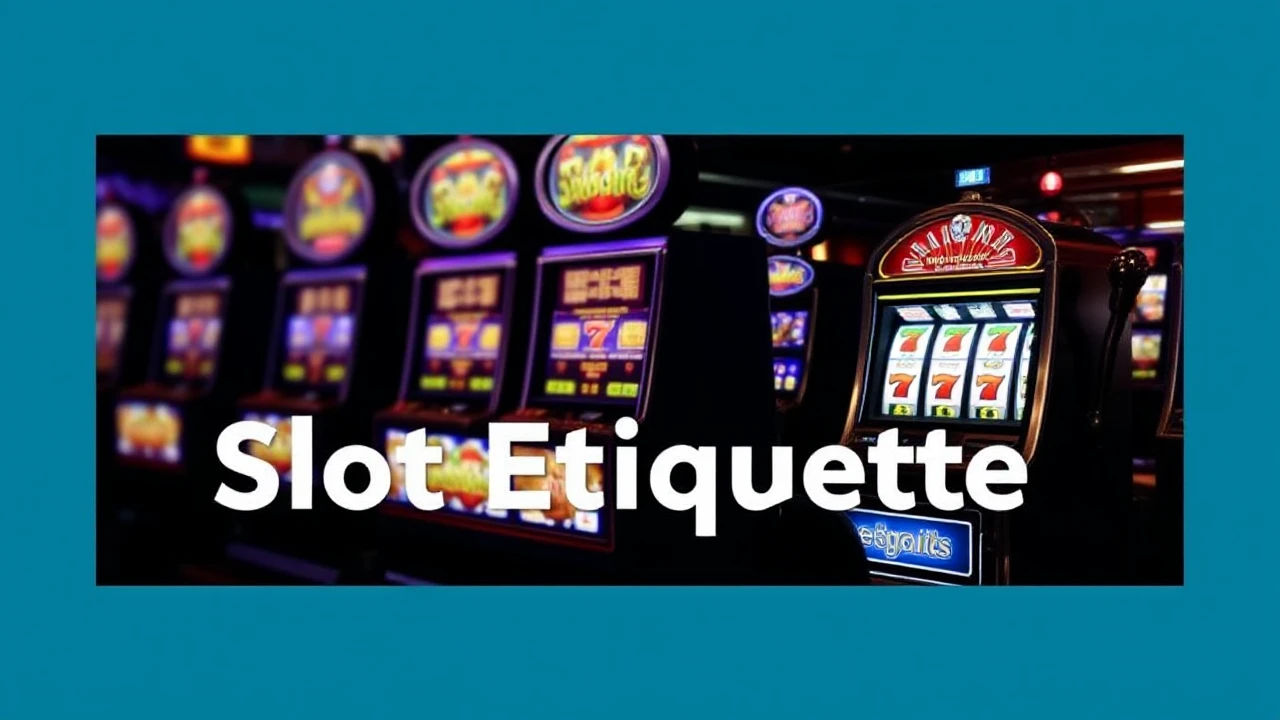 Navigating Slot Etiquette: Do's and Don'ts in the Casino