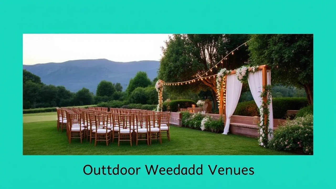 Expert Tips for Picking Outdoor Wedding Venues