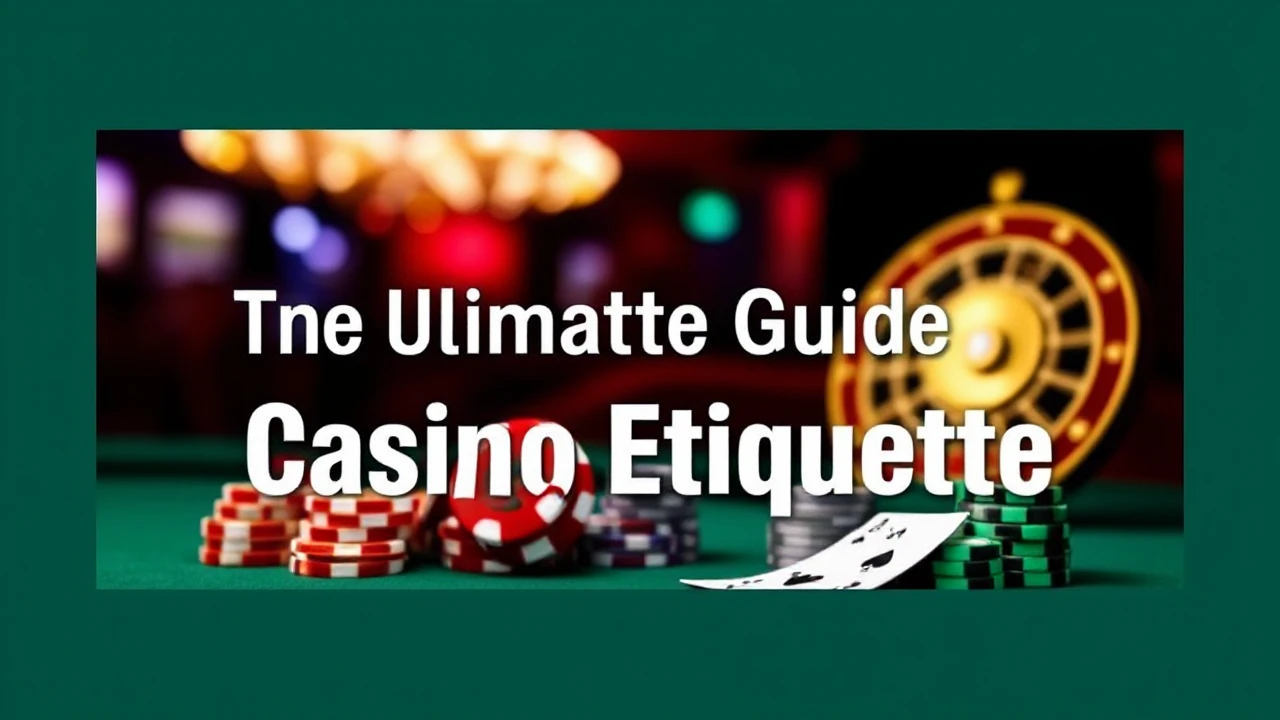 The Ultimate Guide to Casino Etiquette