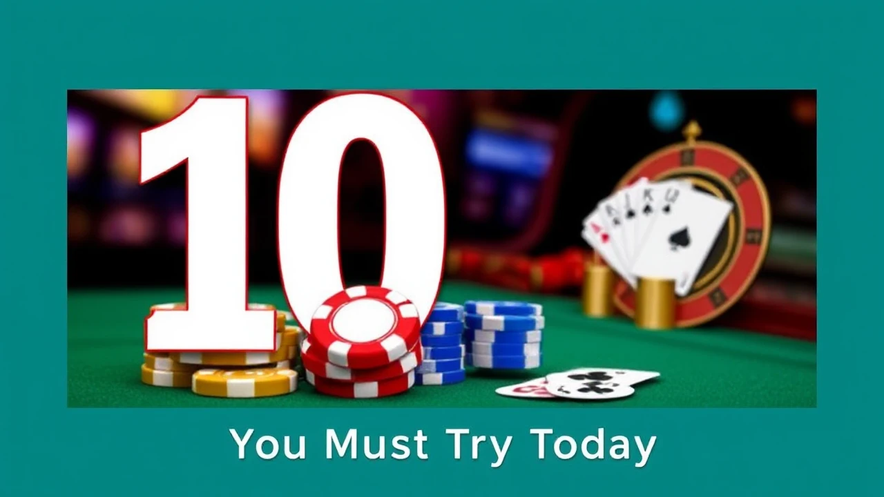 Recommended 10 Online Casino Gambling Games You Must Try Today