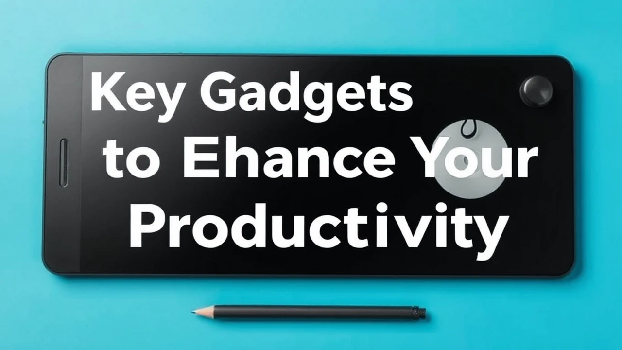 Key Gadgets to Enhance Your Productivity