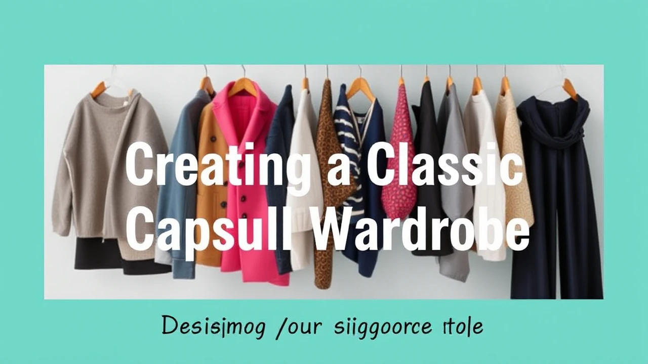 A Comprehensive Manual to Creating a Classic Capsule Wardrobe