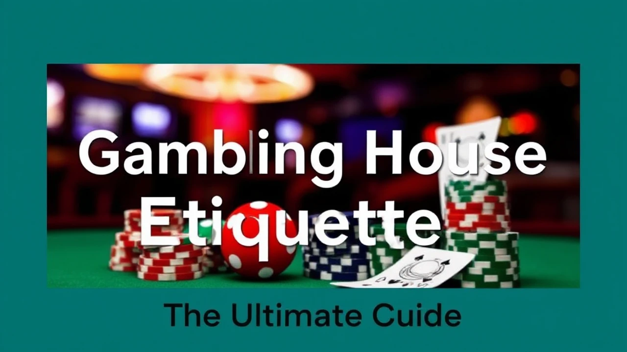 Mastering the Art of Gambling House Etiquette: The Ultimate Guide