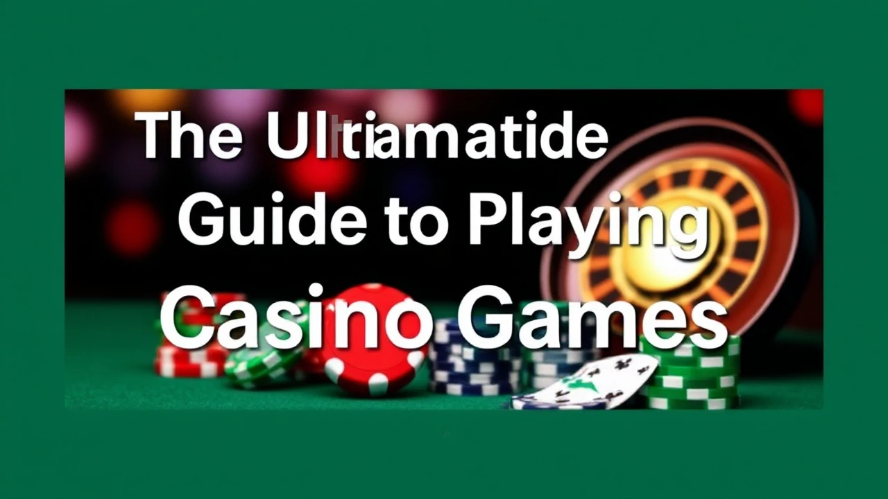 The Ultimate Guide to Playing Casino Games