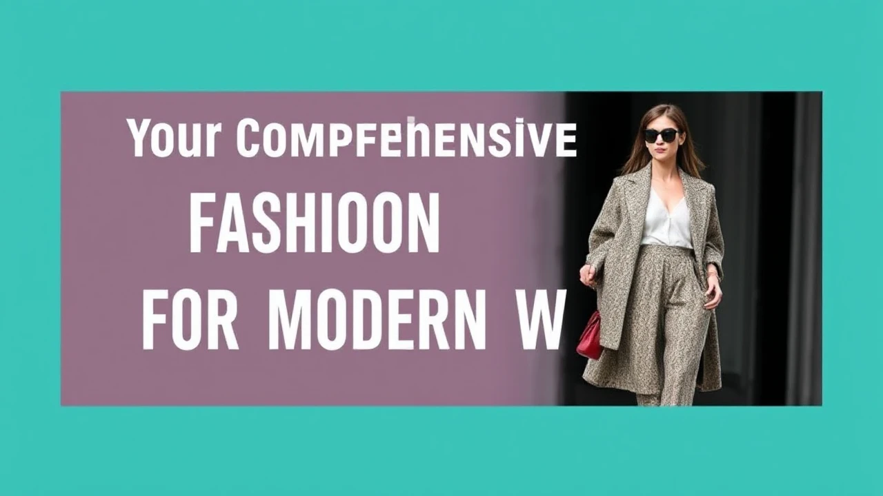 Your Comprehensive Handbook to Fashion Trends for the Modern Woman