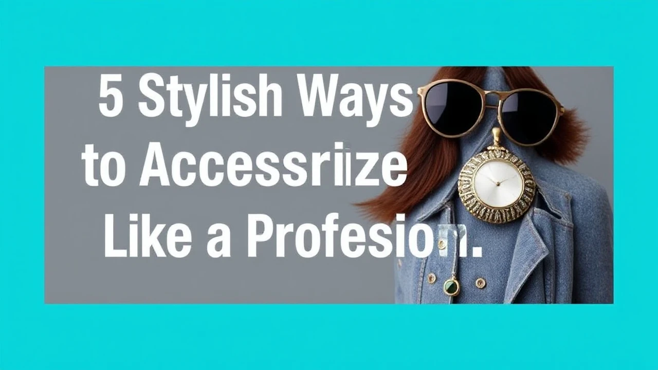 5 Stylish Ways to Accessorize Your Outfit Like a Professional
