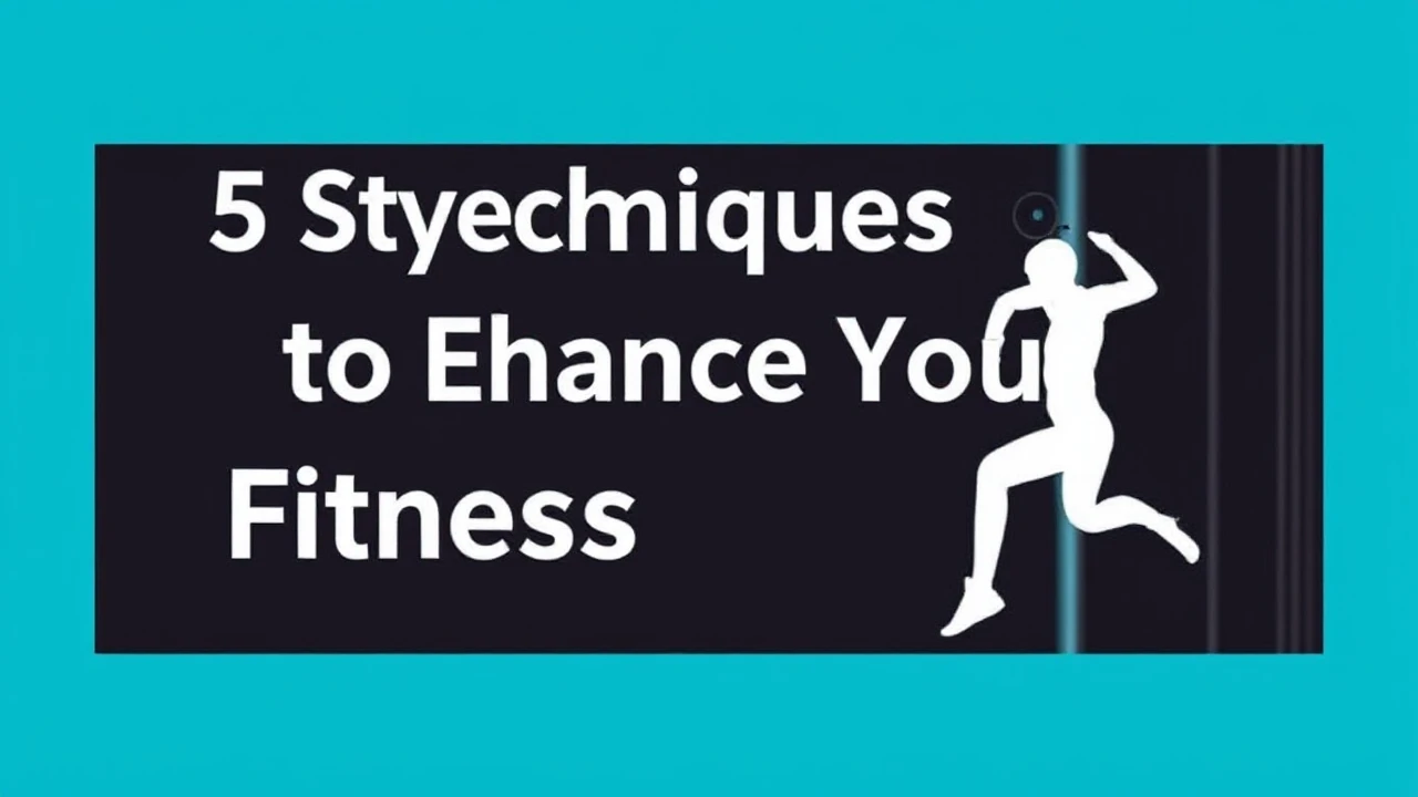 5 Stylish Techniques to Enhance Your Fitness Lifestyle