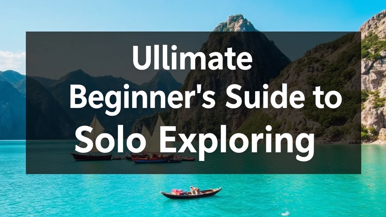 The Ultimate Beginner's Guide to Solo Exploring