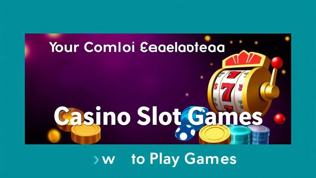 Your Complete Handbook to Casino Slot Games: How to Play & Win