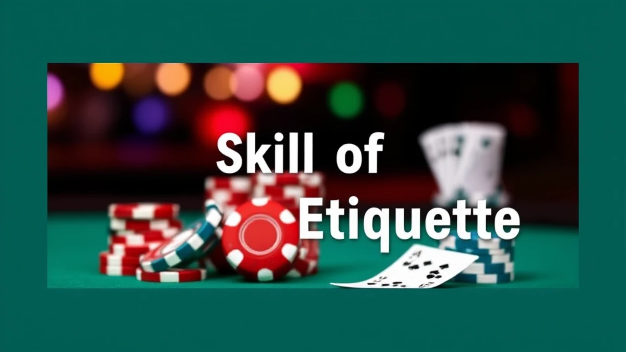 Mastering the Skill of Casino Etiquette