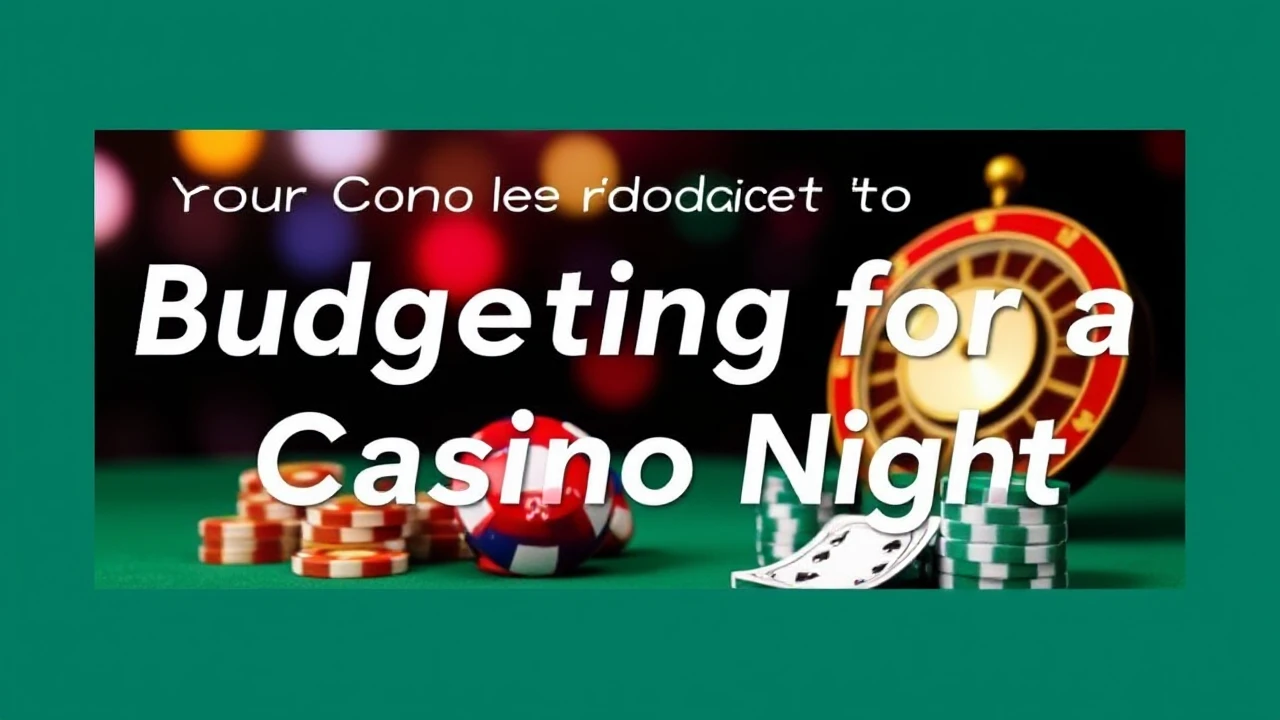 Your Complete Handbook to Budgeting for a Casino Night: Tips and Techniques to Plan Your Money