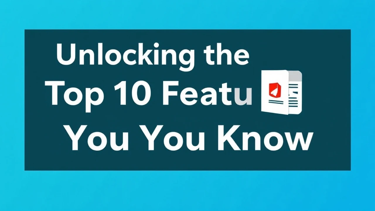 Unlocking the Top 10 Features of WPS Office You Didn't Know