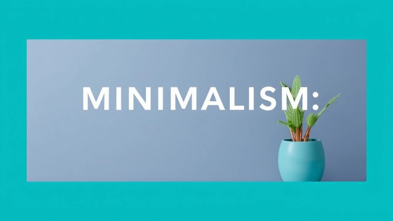 Welcoming Minimalism: A Key to Streamlining Your Lifestyle