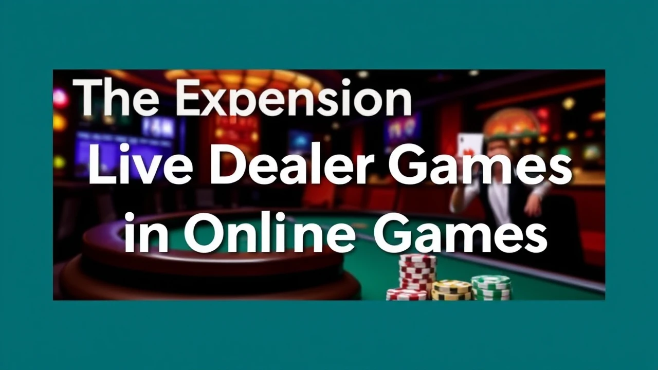 The Expansion of Live Dealer Games in Online Casinos