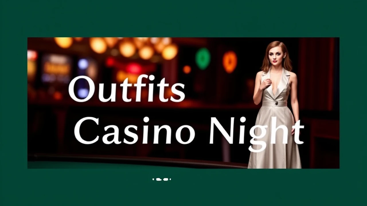 Elegant Outfits for a Casino Night