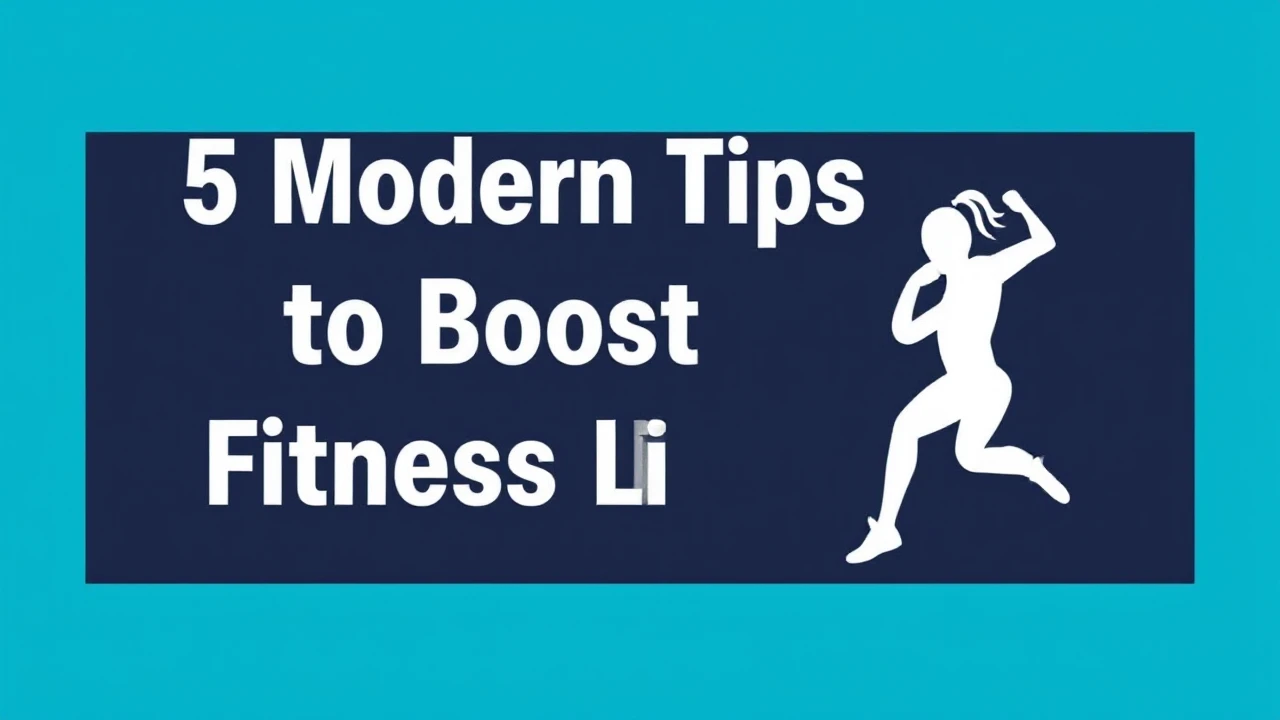 5 Modern Tips to Boost Your Fitness Lifestyle