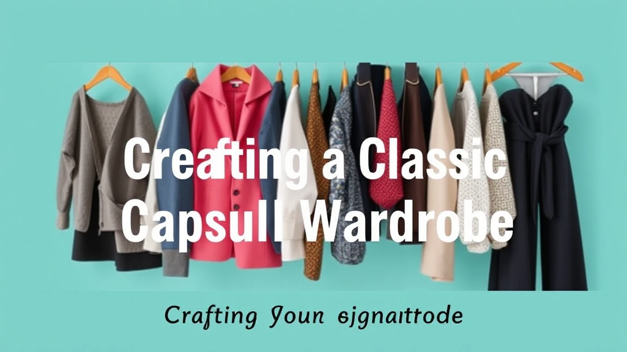 A Comprehensive Manual to Creating a Classic Capsule Wardrobe