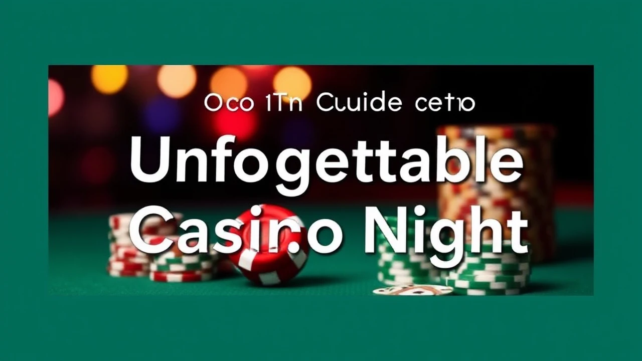 Your Go-To Guide for an Unforgettable Casino Night