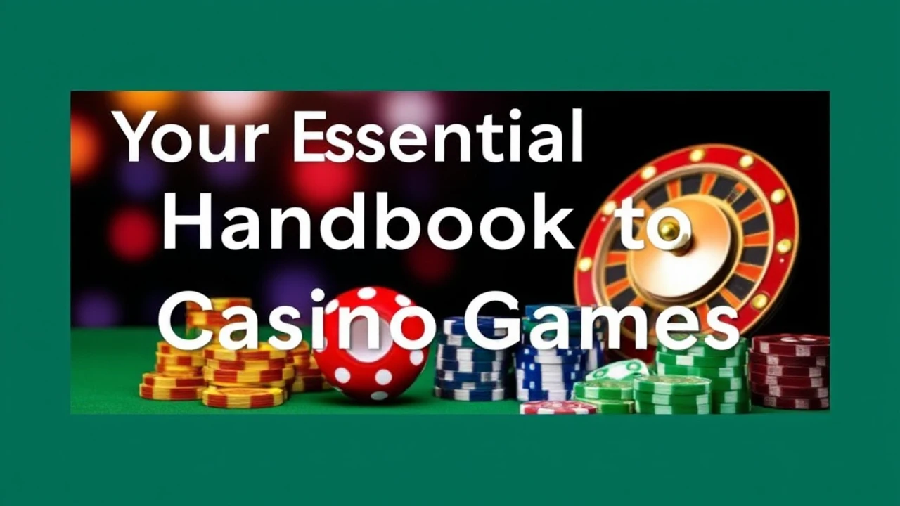 Your Essential Handbook to Casino Games: Advice for Beginners