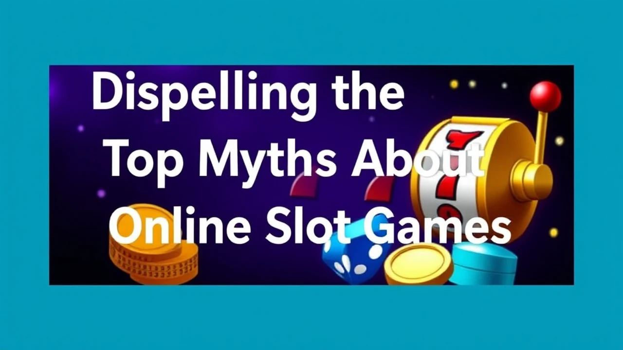 Dispelling the Top Myths About Online Slot Games