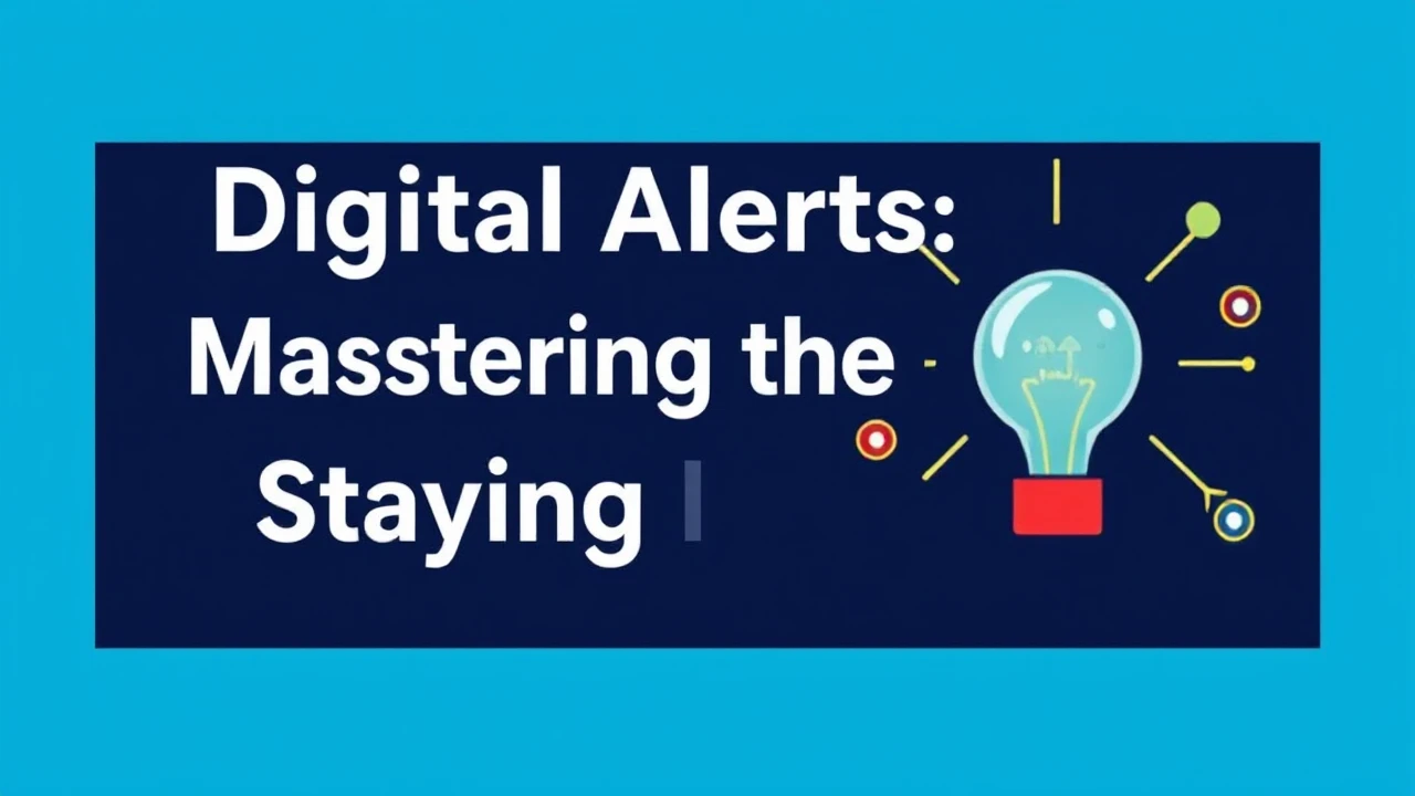 Digital Alerts: Mastering the Art of Staying Informed