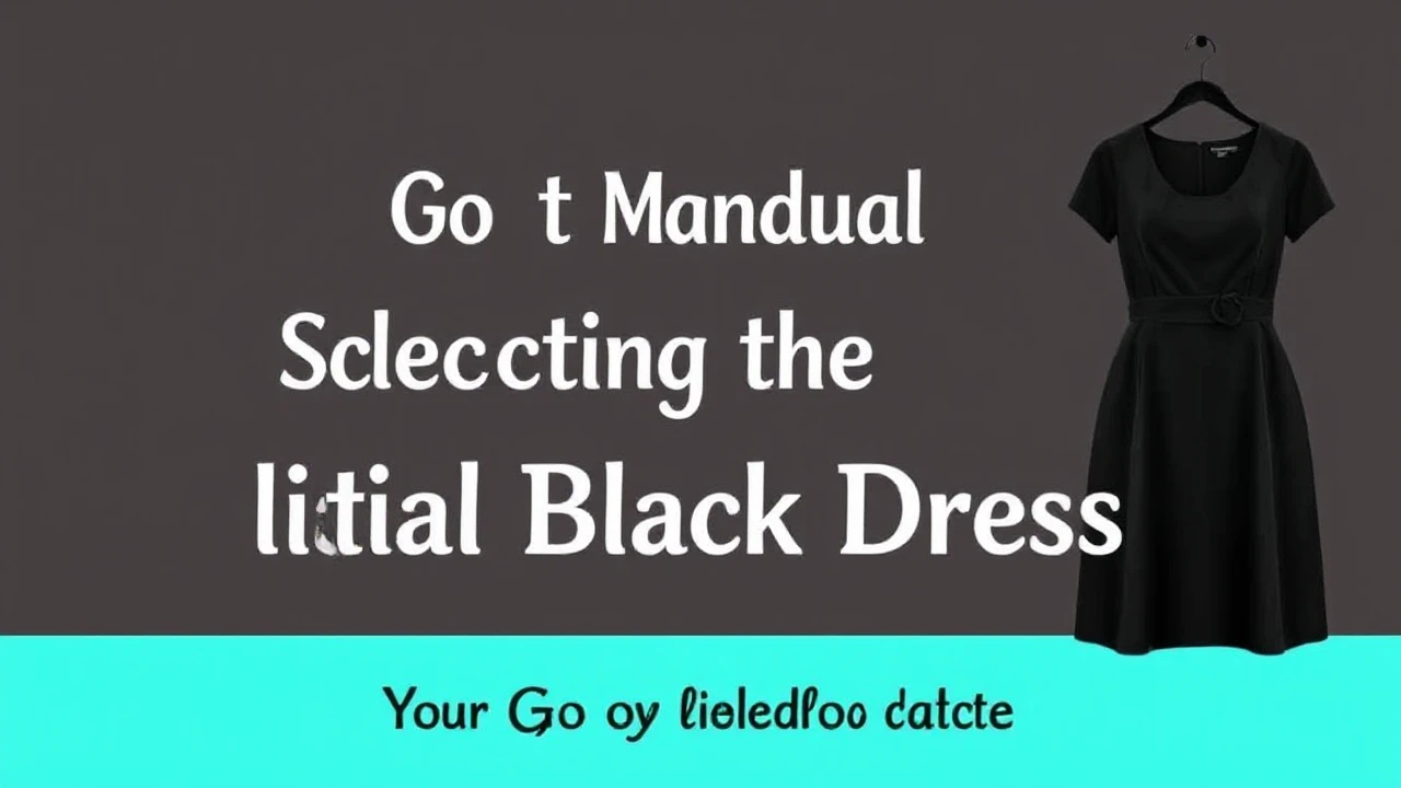 Your Go-To Manual of Selecting the Ideal Little Black Dress
