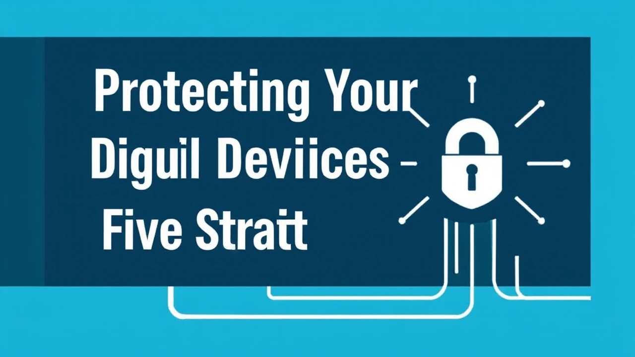 Protecting Your Digital Devices: Five Straightforward Tips